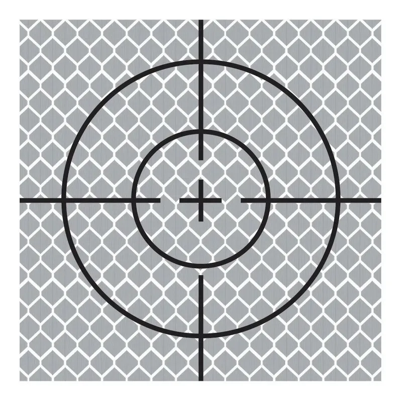 Tarjeta reflejante 2 cm, paquete de 10 pz