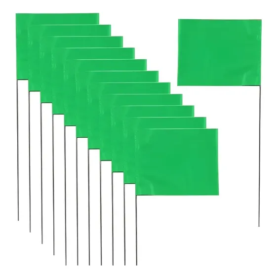 BANDERA DE SEÑALIZACIÓN VERDE  53CM