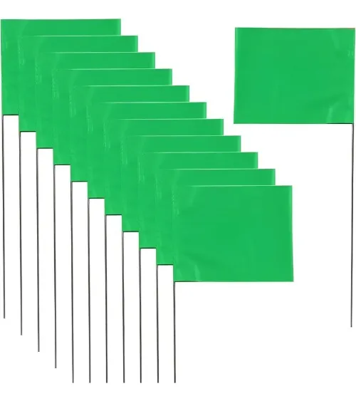 BANDERA DE SEÑALIZACIÓN VERDE 53CM