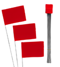 BANDERA DE SEÑALIZACIÓN ROJA, 76CM