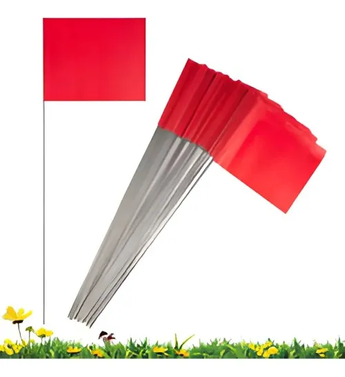 BANDERA DE SEÑALIZACIÓN ROJA 53CM