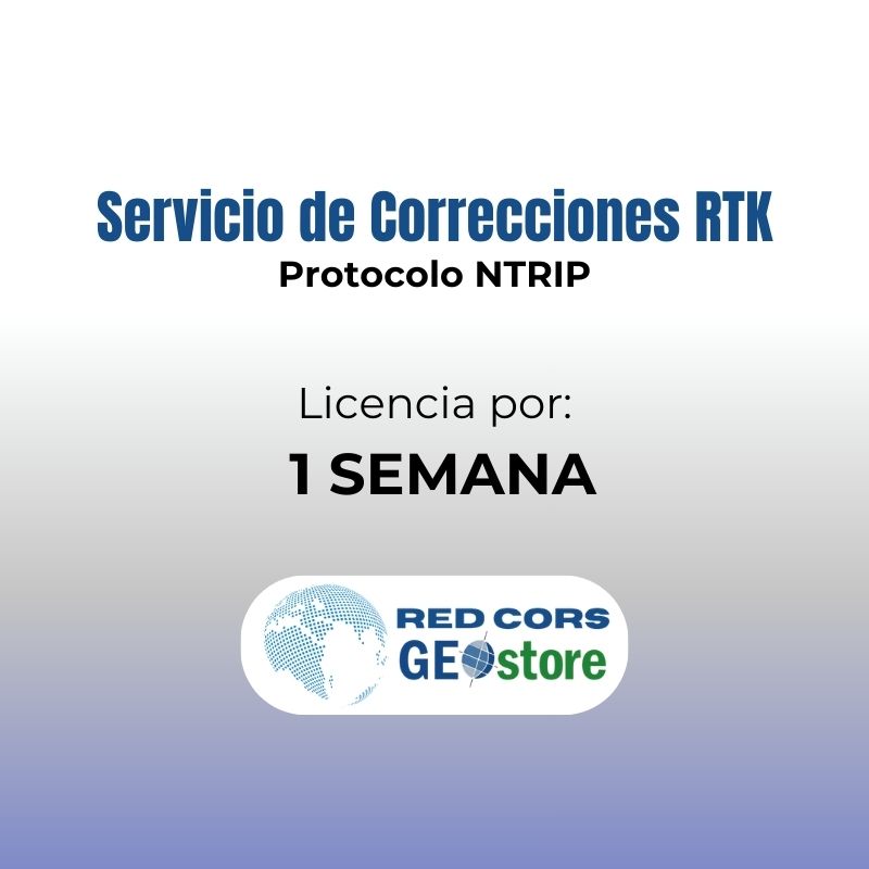 SERVICIO DE CORRECCIONES GNSS, 1 SEMANA