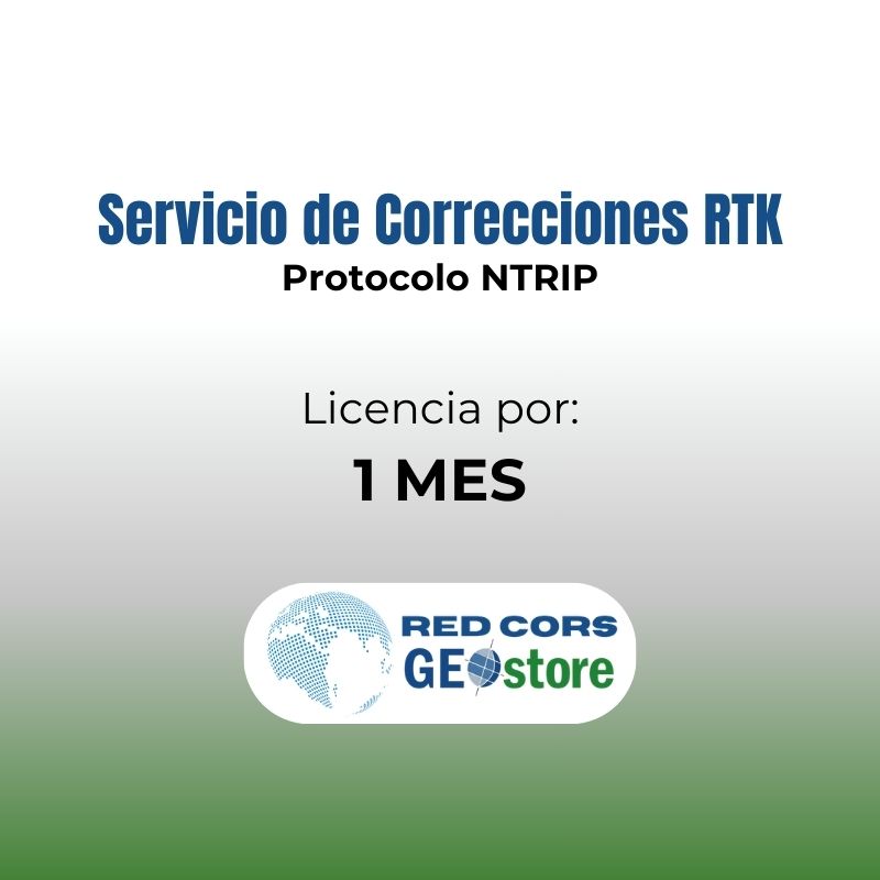 SERVICIO DE CORRECCIONES GNSS, 1 MES