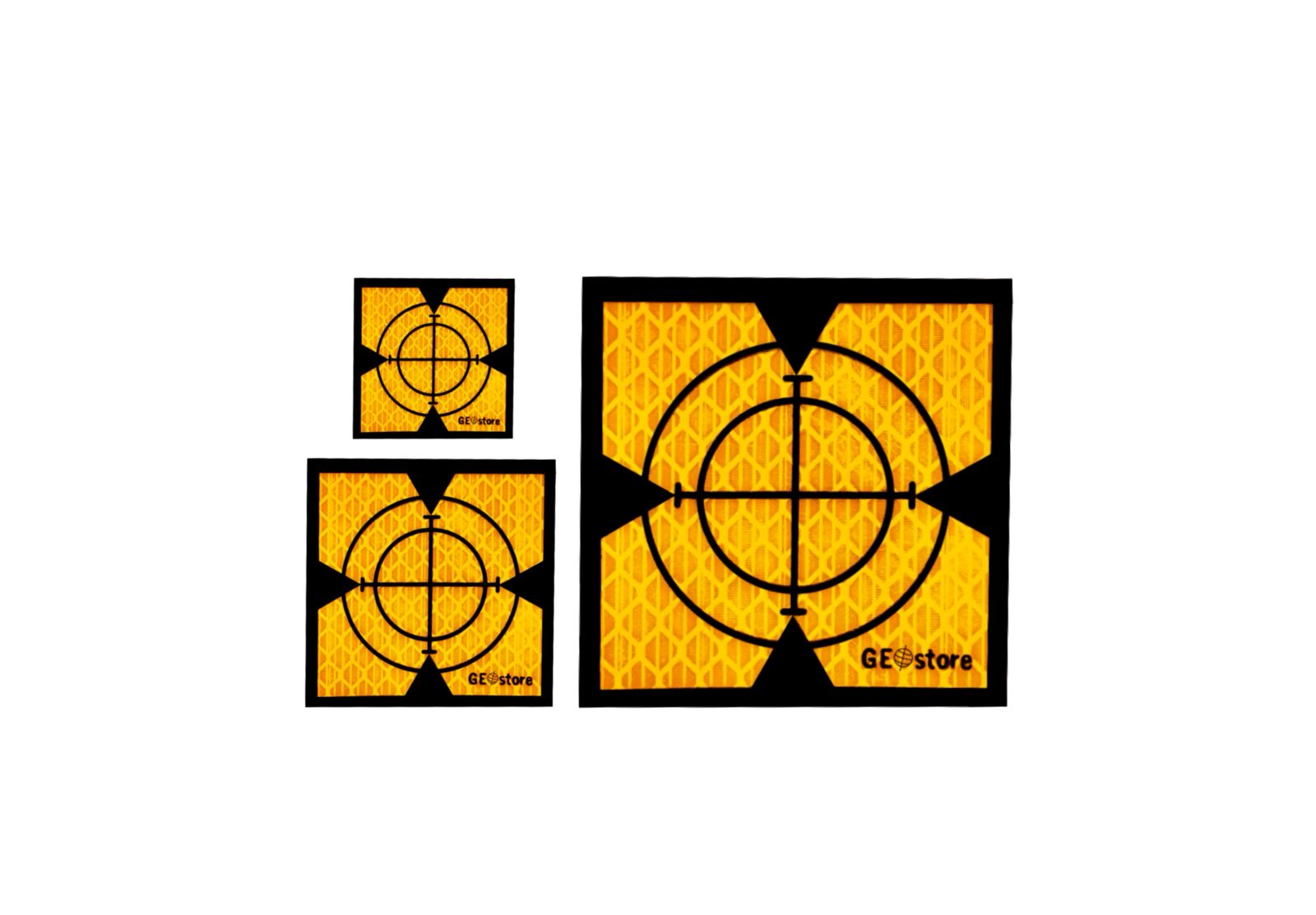 TARJETA REFLEJANTE 100mm, PAQUETE 10 PIEZAS.