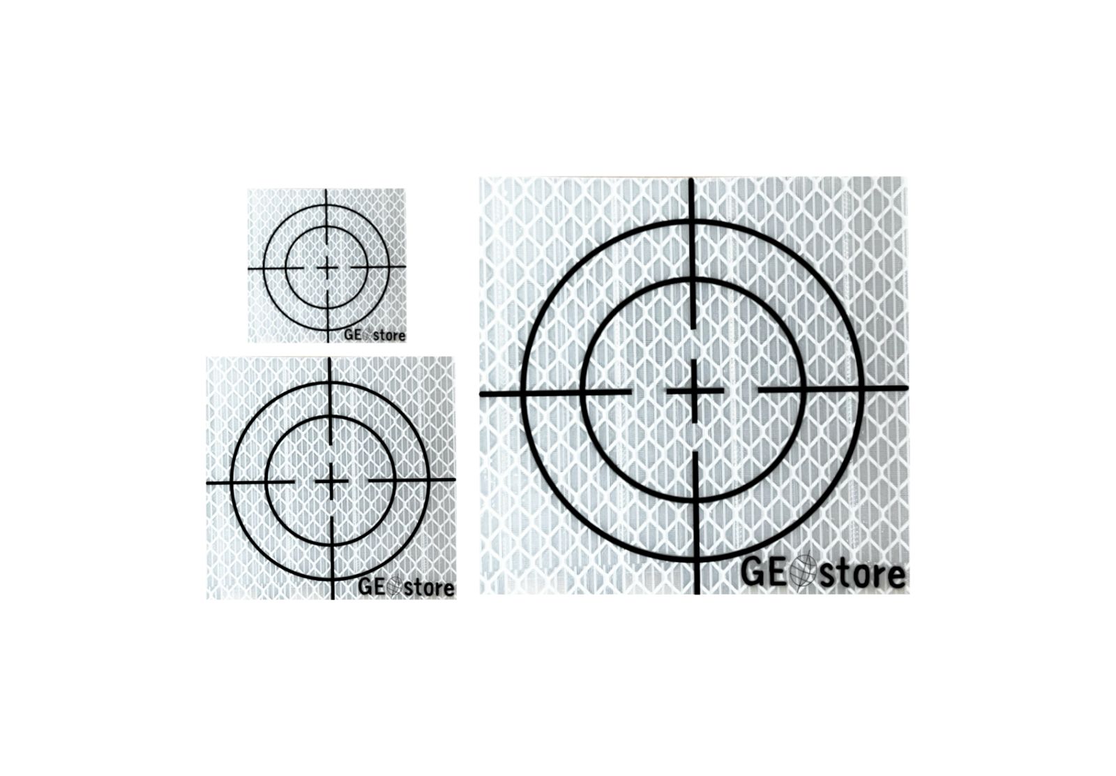 TARJETA REFLEJANTE 50mm, PAQUETE 10 PIEZAS.